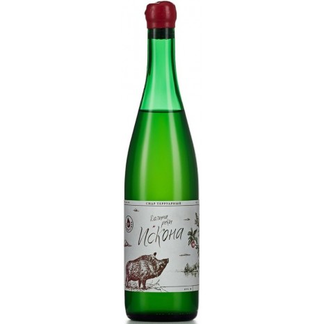 Сидр яблочный St. Anton сухой "Долина реки Искона" в бутылках 0.7 л.