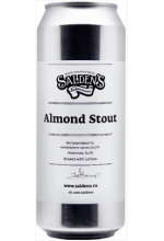 Пиво Almond Stout, темное, нефильтрованное в банке 0.5 л.