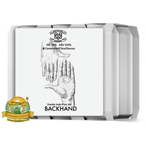 Пиво Backhand, в упаковке 20шт × 0.5л.