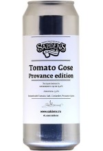 Пиво Tomato Gose Provance Edition, светлое, нефильтрованное в банке 0.5л.