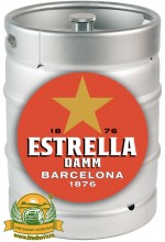 Пиво Estrella Damm светлое, фильтрованное в кегах 20 л.