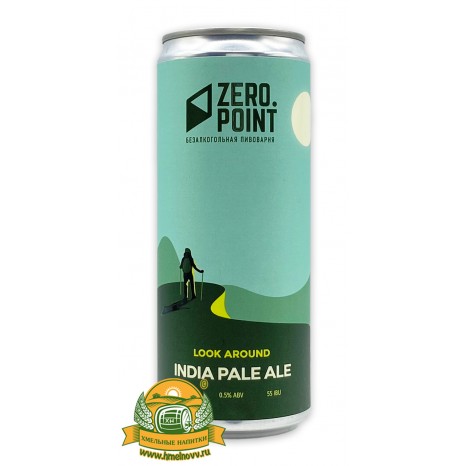 Пиво Look Around [Non-Alcoholic Beer - IPA]. Банка 0.33 л.