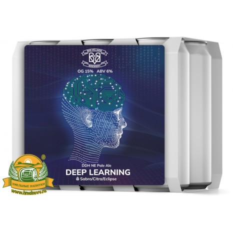 Пиво Deep Learning, в упаковке 20шт × 0.5л.