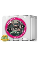 Пиво Rusalka, светлое, нефильтрованное в упаковке 12шт × 0.5л.