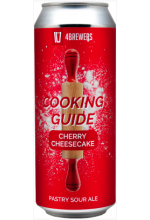 Пиво Cooking Guide Cherry Cheesecake, светлое, нефильтрованное в упаковке 12шт × 0.5л.