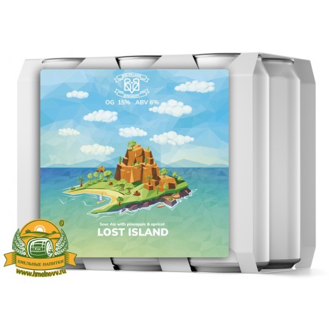 Пиво Lost Island, в упаковке 20шт × 0.5л.
