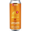 Пиво Update, светлое, нефильтрованное в упаковке 12шт × 0.5л.
