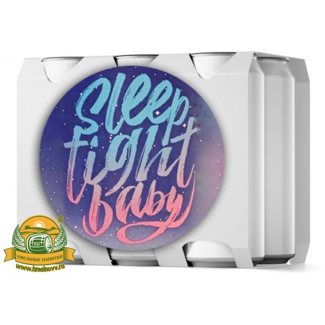 Безалкогольный Эль Sleep Tight Baby, темное, фильтрованное в упаковке 12шт × 0.45л.