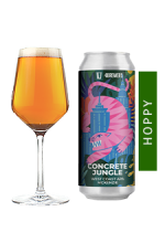 Пиво Concrete Jungle McKenzie, светлое, нефильтрованное в упаковке 12шт × 0.5л.