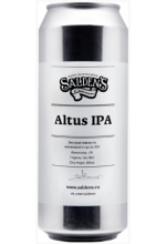 Пиво Altus IPA, светлое, нефильтрованное в банке 0.5 л.
