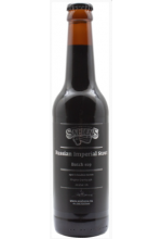 Пиво Russian Imperial Stout Batch #19, темное, нефильтрованное в бутылке 0.33 л.