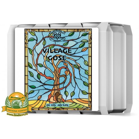 Пиво Village Gose, в упаковке 20шт × 0.5л.