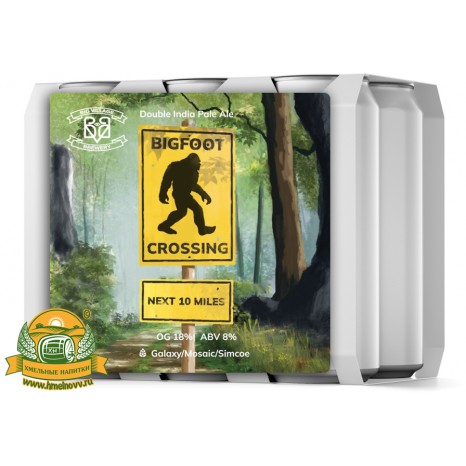 Пиво Bigfoot Crossing, в упаковке 20шт × 0.5л.