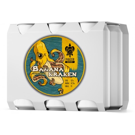 Пиво Banana Kraken пшеничный эль, в банке 0.5 л. Пиво Banana Kraken пшеничный эль, в банке 0.5 л.